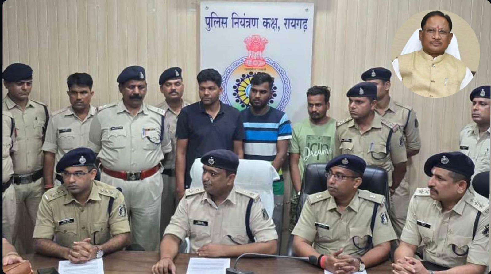 छत्तीसगढ़ पुलिस ने मुख्यमंत्री विष्णु देव साय के निर्देश पर अंतरराज्यीय गांजा तस्करी रैकेट का भांडाफोड़, 8 आरोपी गिरफ्तार, 72 लाख की संपत्ति जप्त
