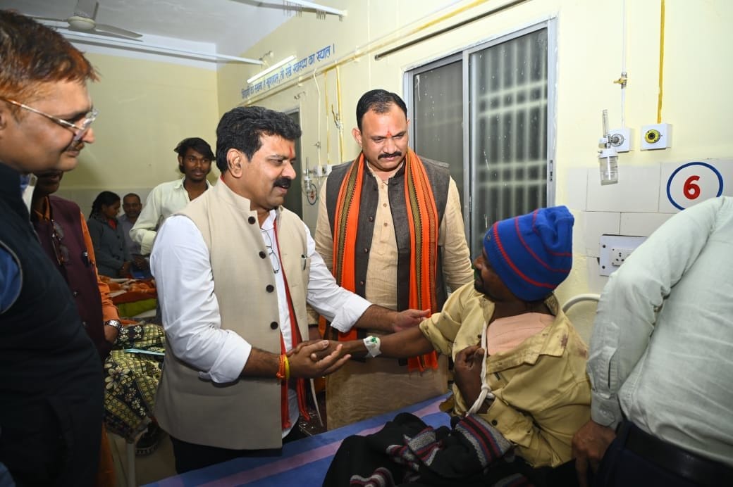 स्वास्थ्य मंत्री श्याम बिहारी जायसवाल ने जिला अस्पताल का निरीक्षण, जल्द शुरू होगी सी.टी. स्कैन सुविधा