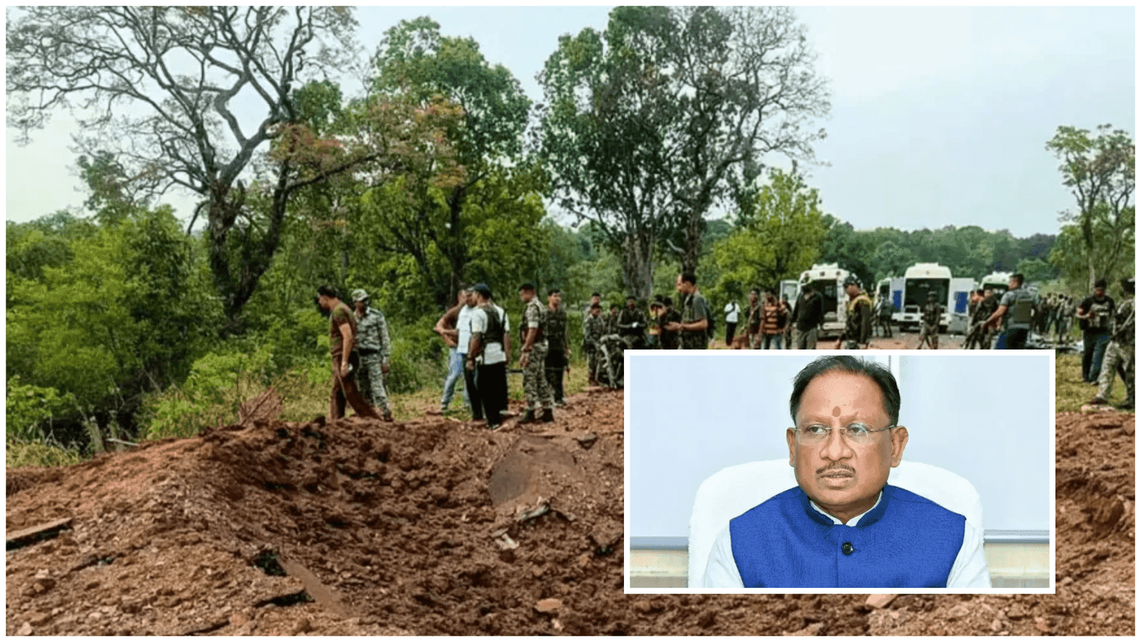 बीजापुर में नक्सली आईईडी ब्लास्ट, 8 जवानों और वाहन चालक की शहादत – मुख्यमंत्री श्री साय ने जताया शोक