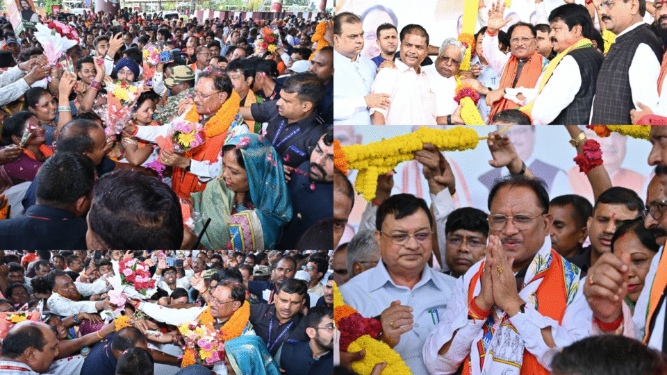 जापान-कोरिया दौरे से लौटे CM विष्णु देव साय का रायपुर एयरपोर्ट पर भव्य स्वागत, विदेशी निवेश पर बोले बड़ा बयान