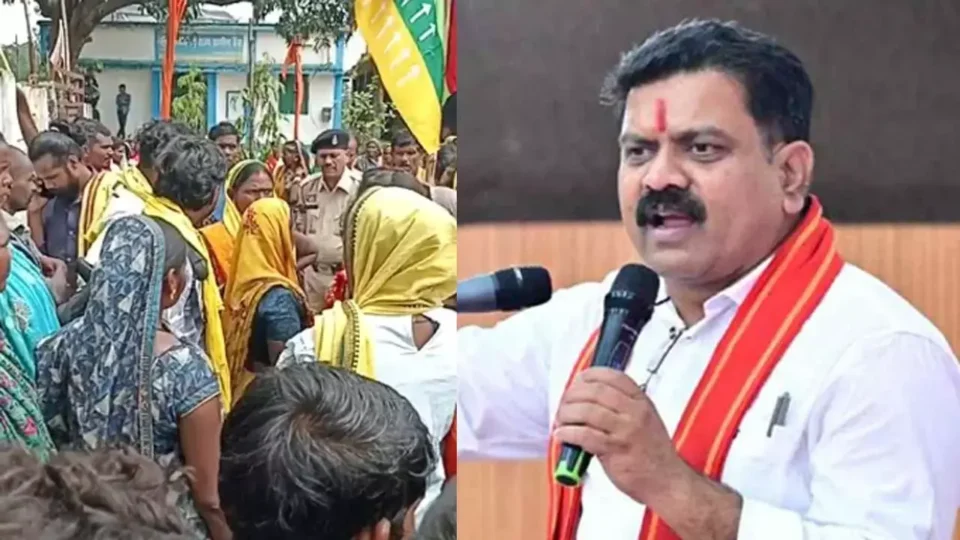 कामठी गांव में दुर्गा प्रतिमा स्थापना विवाद पर गृहमंत्री विजय शर्मा का सख्त संदेश: माता वहीं विराजेंगी, जहां परंपरा से विराजती आ रही हैं